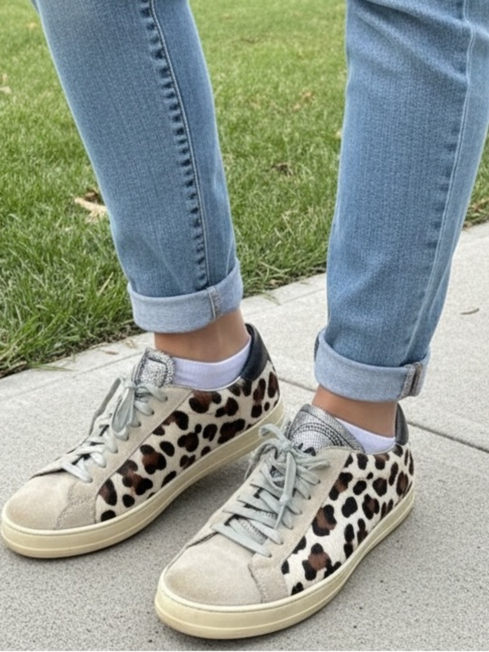P448 leopard print sneakers, 40
